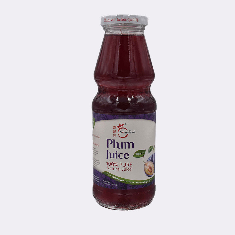 PomeFresh 100% Organic Plum Juice 330ml - PomeFresh Organic Pte Ltd