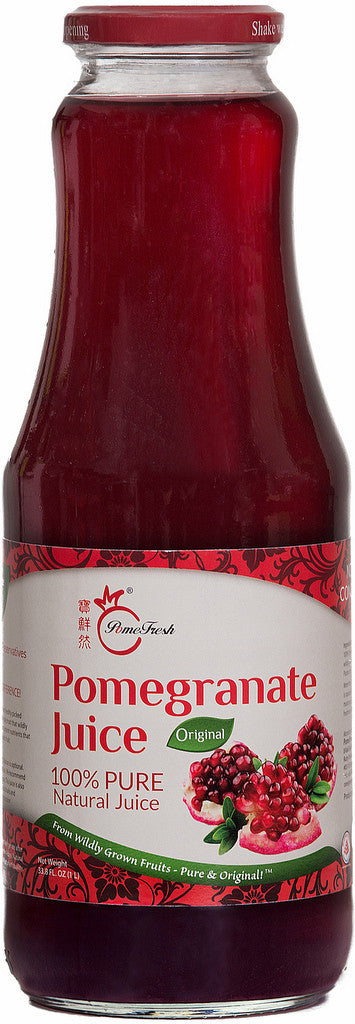 PomeFresh 100% Organic Pomegranate Juice 1L - PomeFresh Organic Pte Ltd