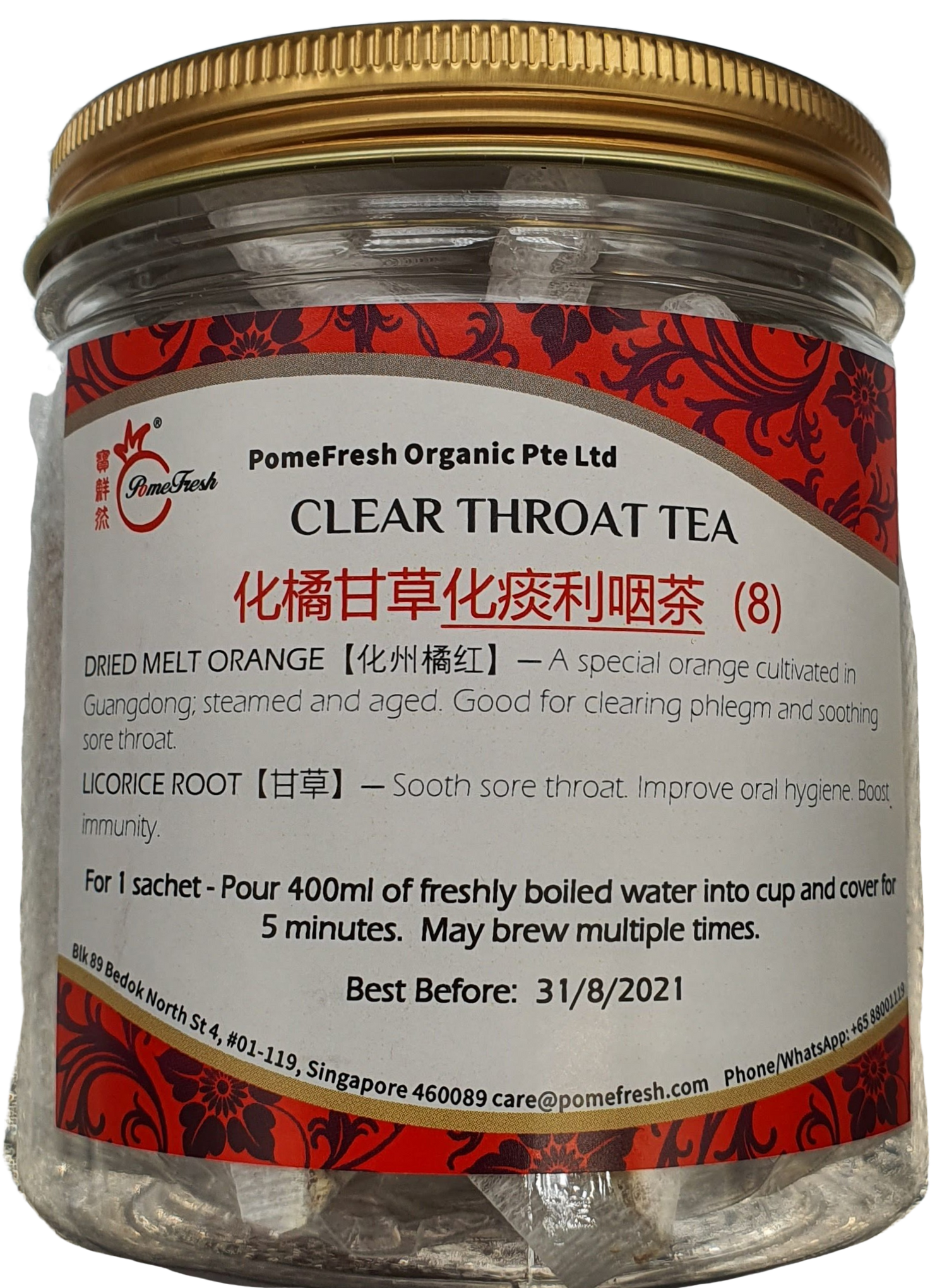 Phlegm Buster Tea for smoother breathing and better sleep