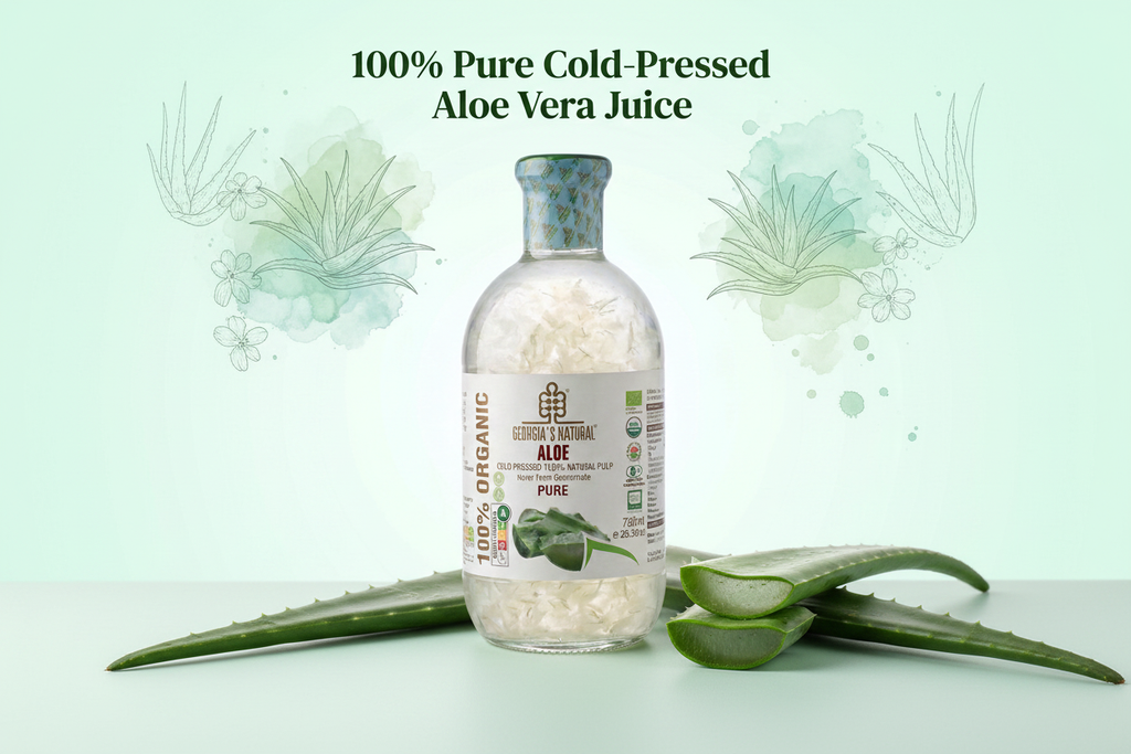 Georgia's Natural Aloe Vera Juice: Pure. Organic. Yours.