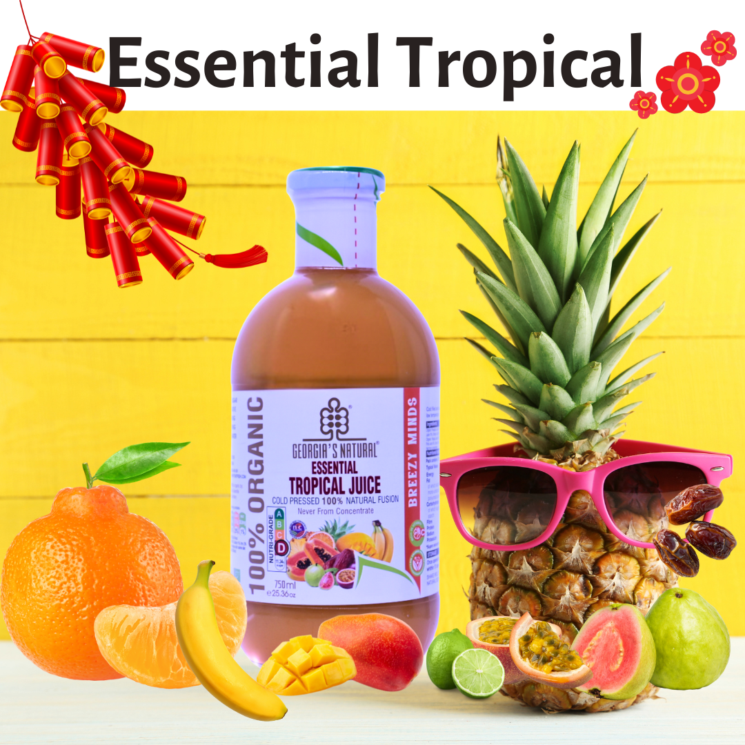 [Georgia's Natural] Essential Tropical Juice 750mL | CNY Limited Edition | 100% Pure Organic