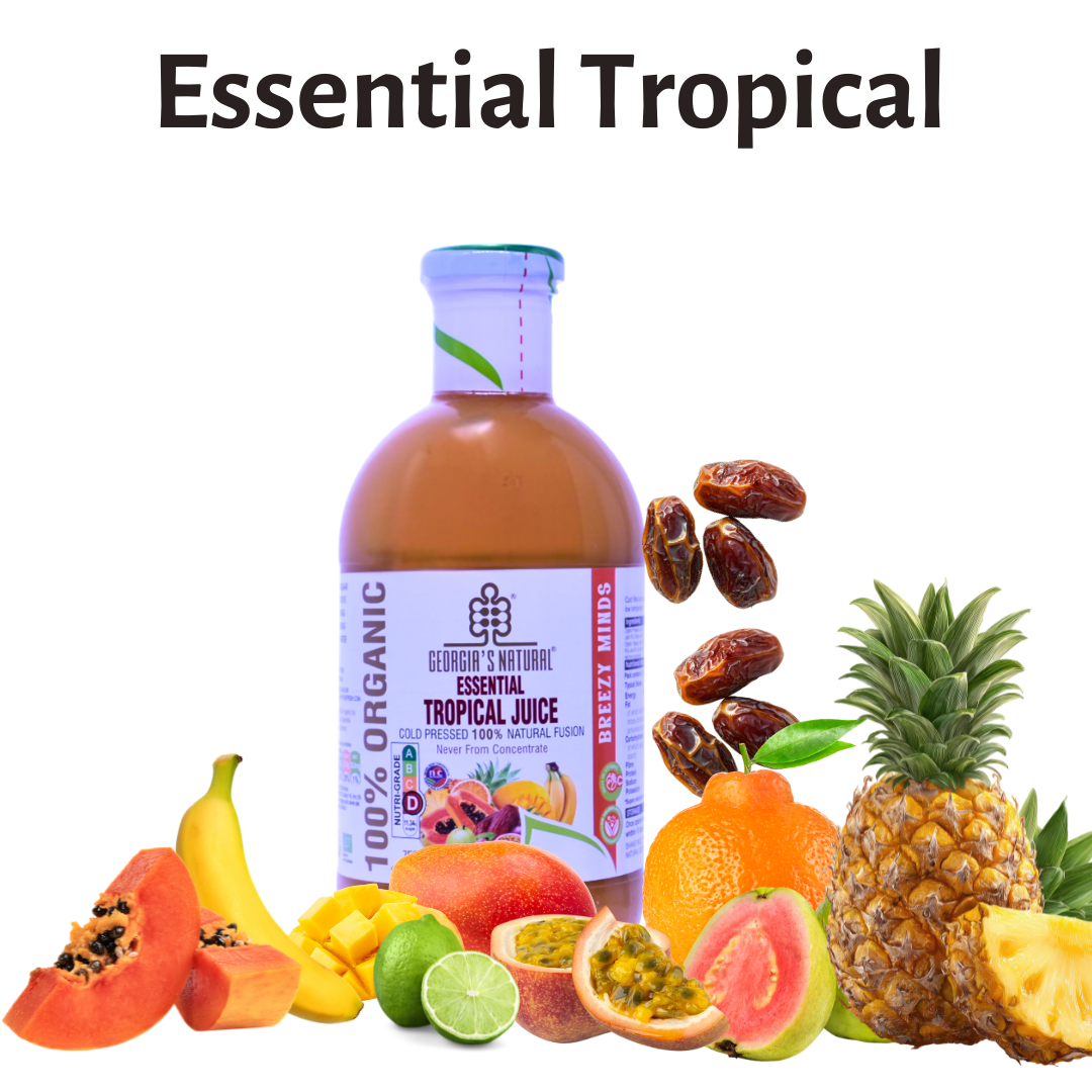 [Georgia's Natural] Essential Tropical Juice 750mL | Vibrant, Tangy, Refreshing | 100% Pure Organic