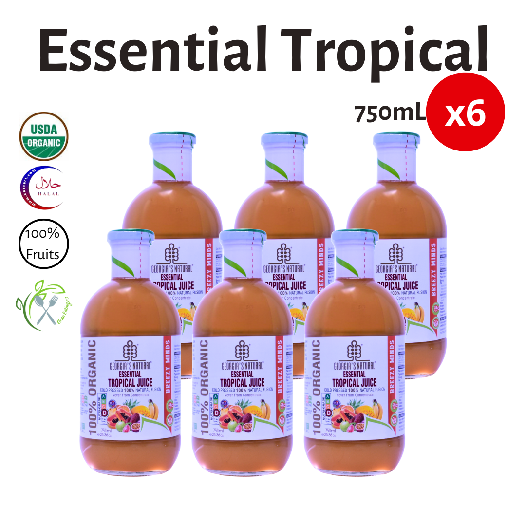 [Georgia's Natural] Essential Tropical Juice 750mL | CNY Limited Edition | 100% Pure Organic
