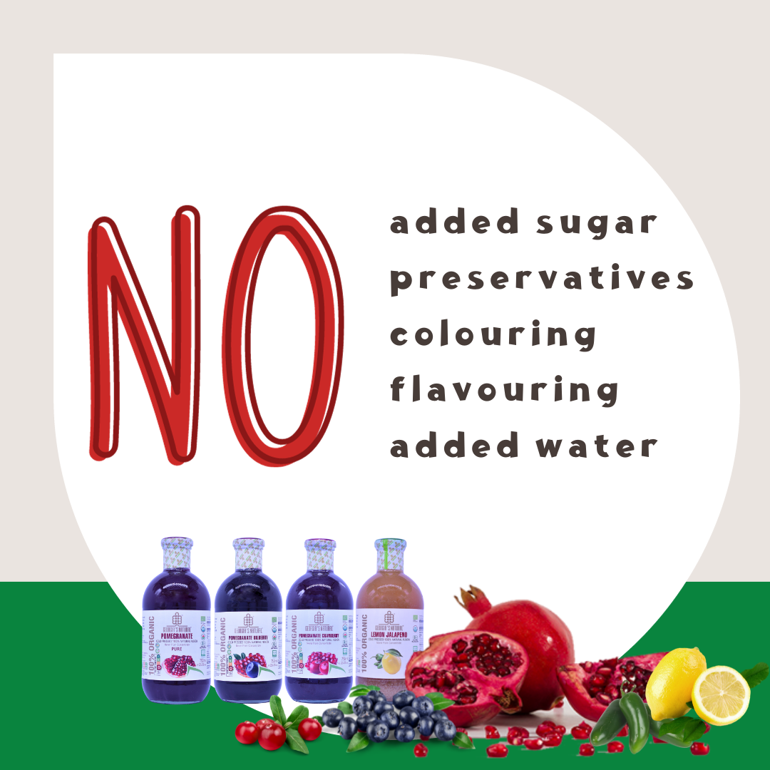 【Georgia's Natural】Pomegranate Bilberry Juice 750mLX2 Bottles | 100% Pure Organic