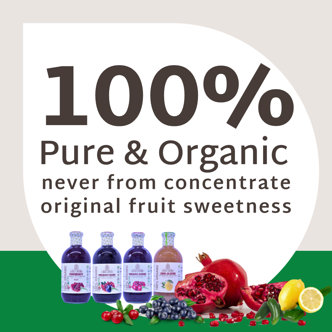 [Georgia's Natural] Pomegranate Bilberry Juice 750mLX2 Bottles | 100% Pure Organic | PREMIUM