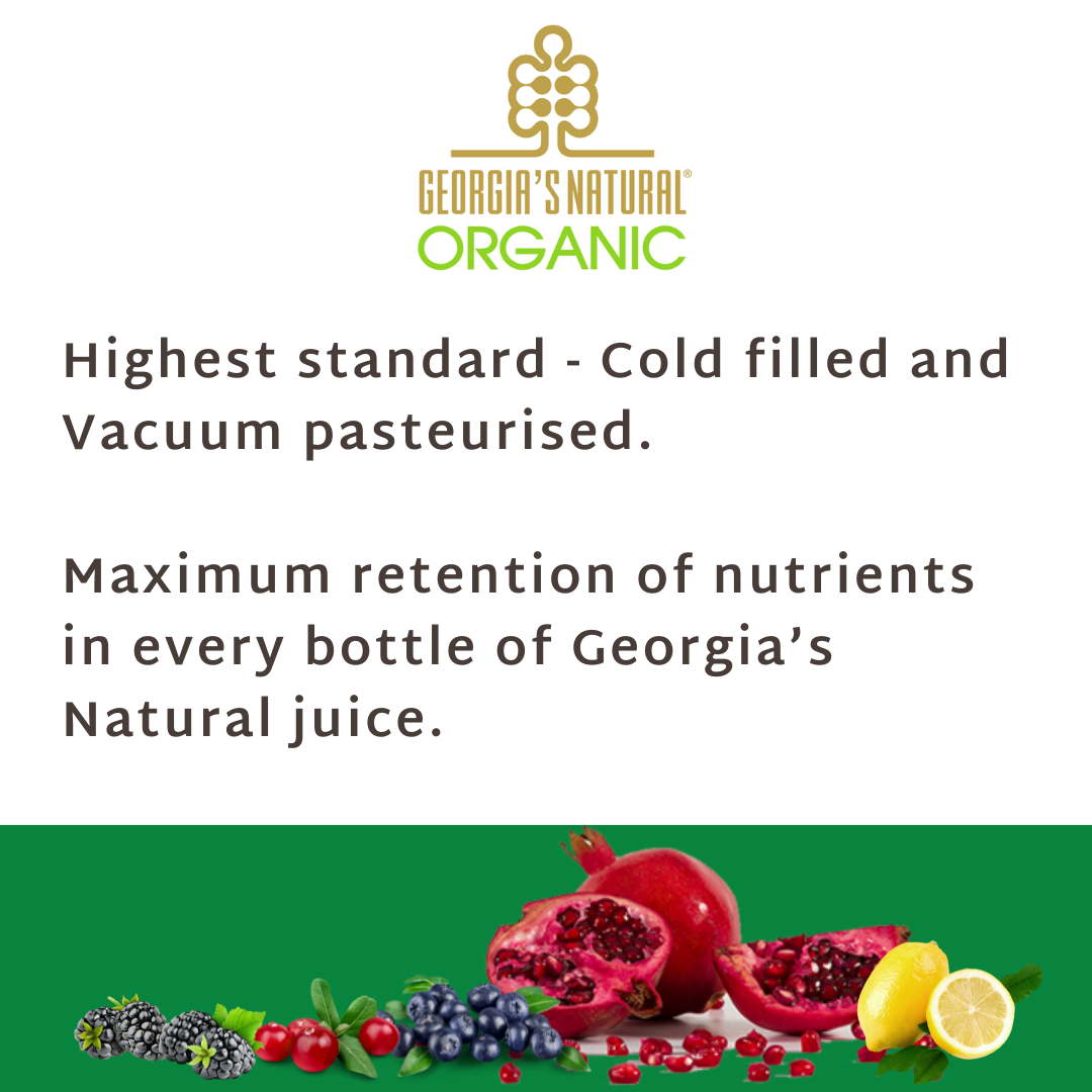 [Georgia's Natural] Pomegranate Juice 300mLX12 Bottles | 100% PURE ORGANIC | NEVER FROM CONCENTRATE