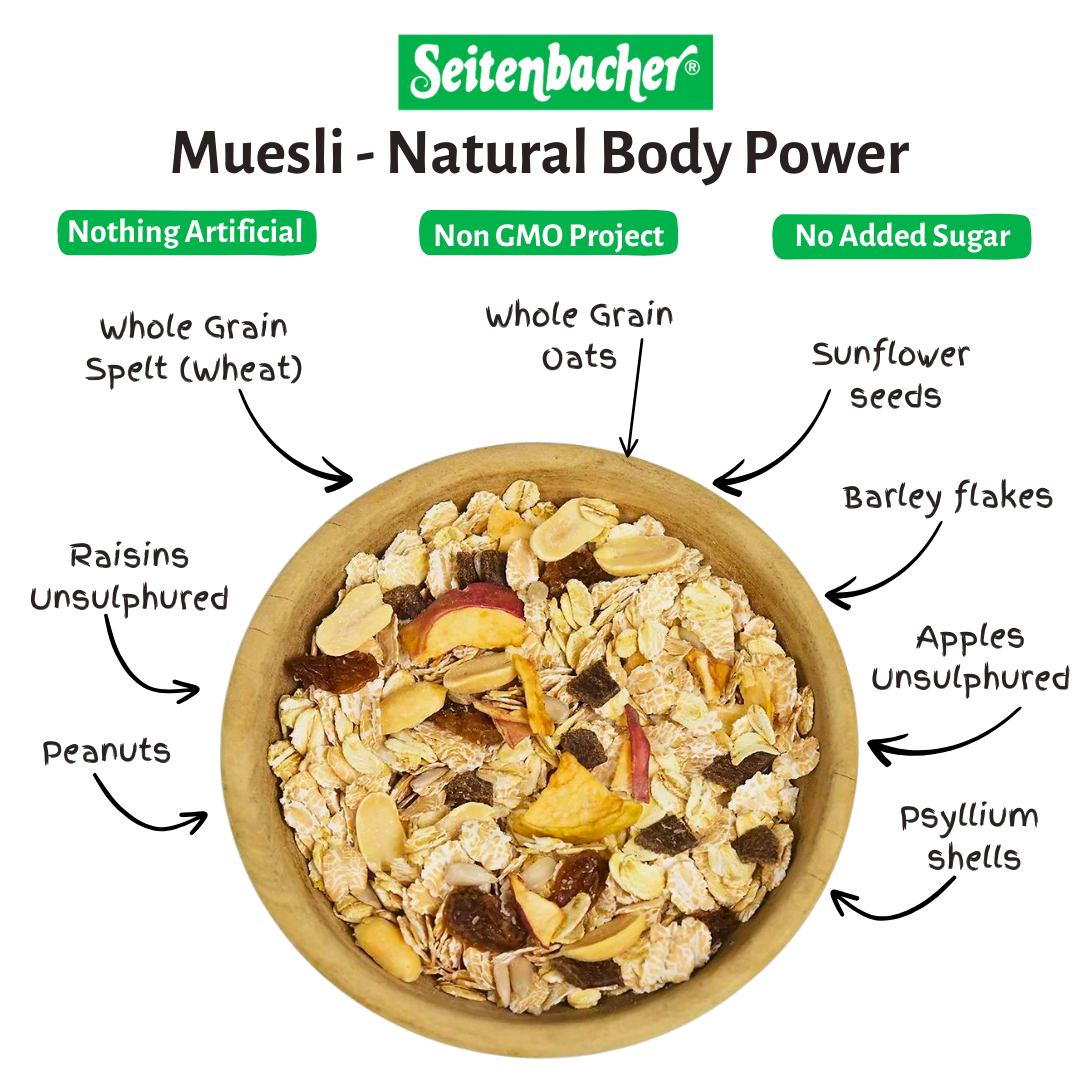 Seitenbacher Muesli – Mix of 3 Bags (454g x 3) | Best From Germany