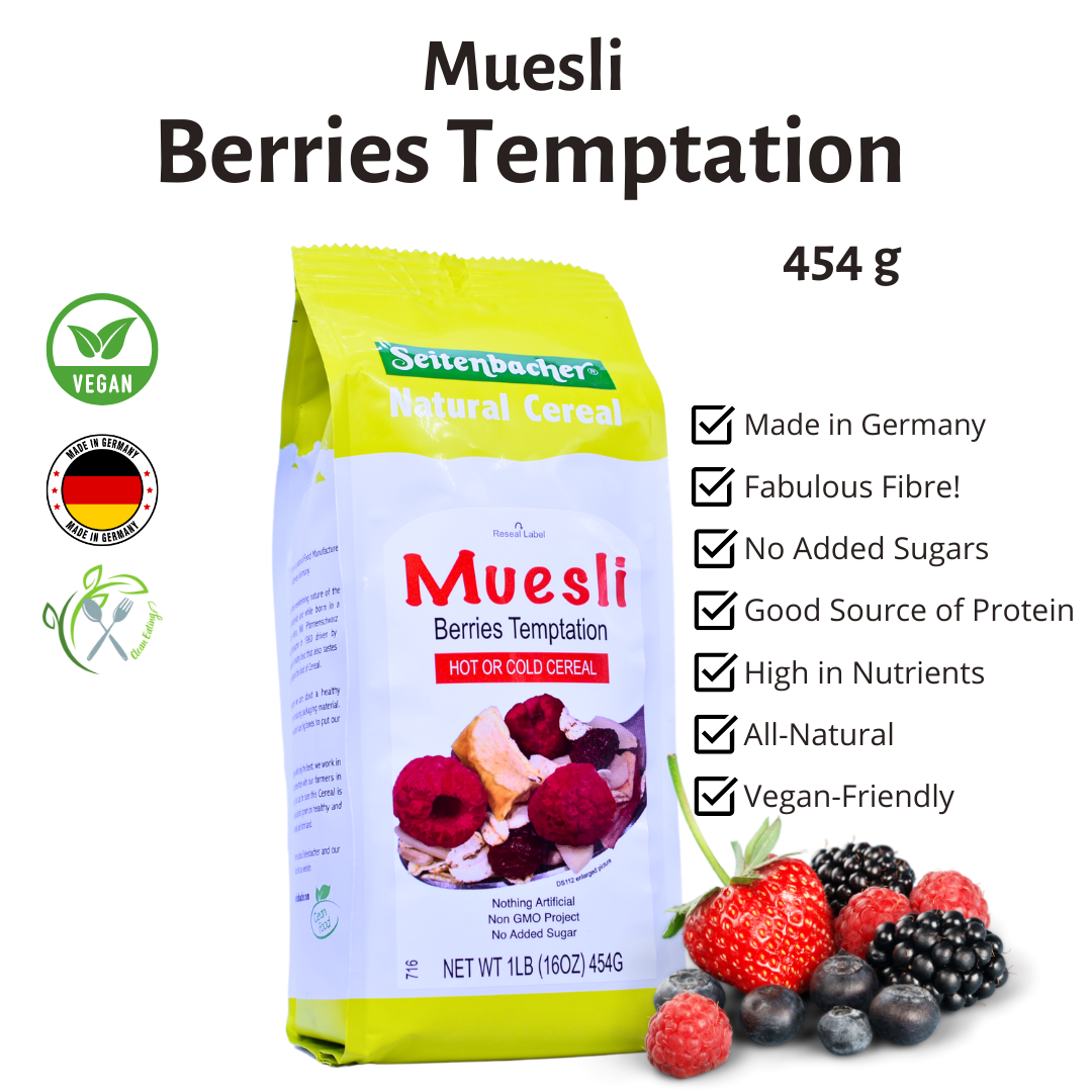 Seitenbacher Muesli – Mix of 3 Bags (454g x 3) | Best From Germany
