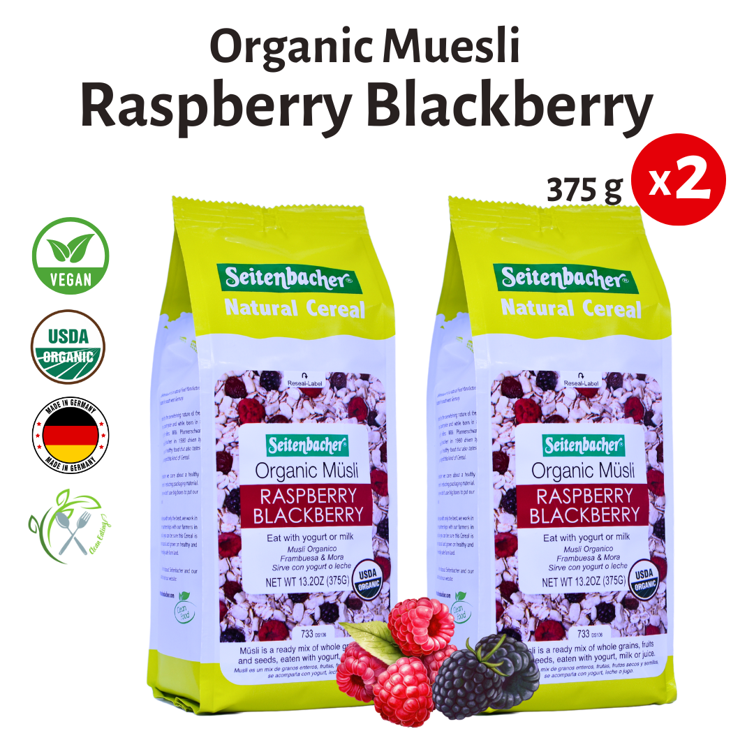 Seitenbacher Organic Muesli Raspberry Blackberry (375g) | Best From Germany