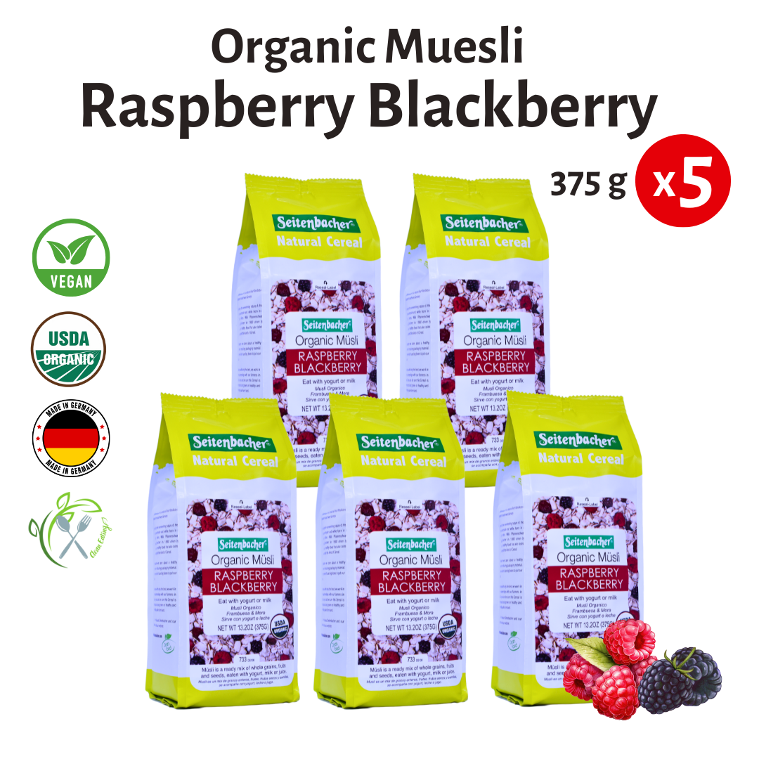 Seitenbacher Organic Muesli Raspberry Blackberry (375g) | Best From Germany