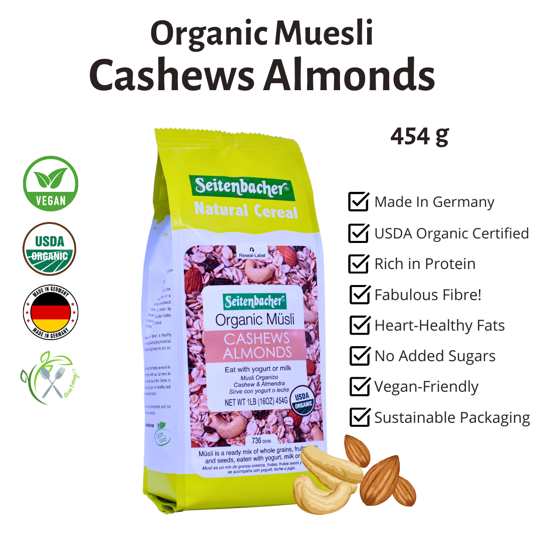 Seitenbacher Organic Muesli – Mix of 2 Bags | Best From Germany
