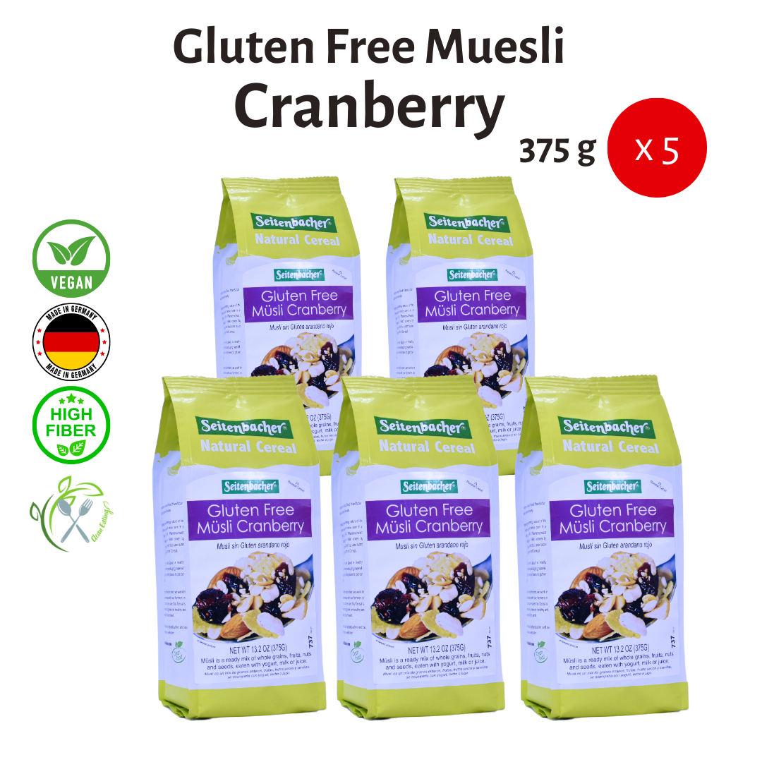 Seitenbacher Gluten Free Muesli Cranberry (375g) | Best From Germany