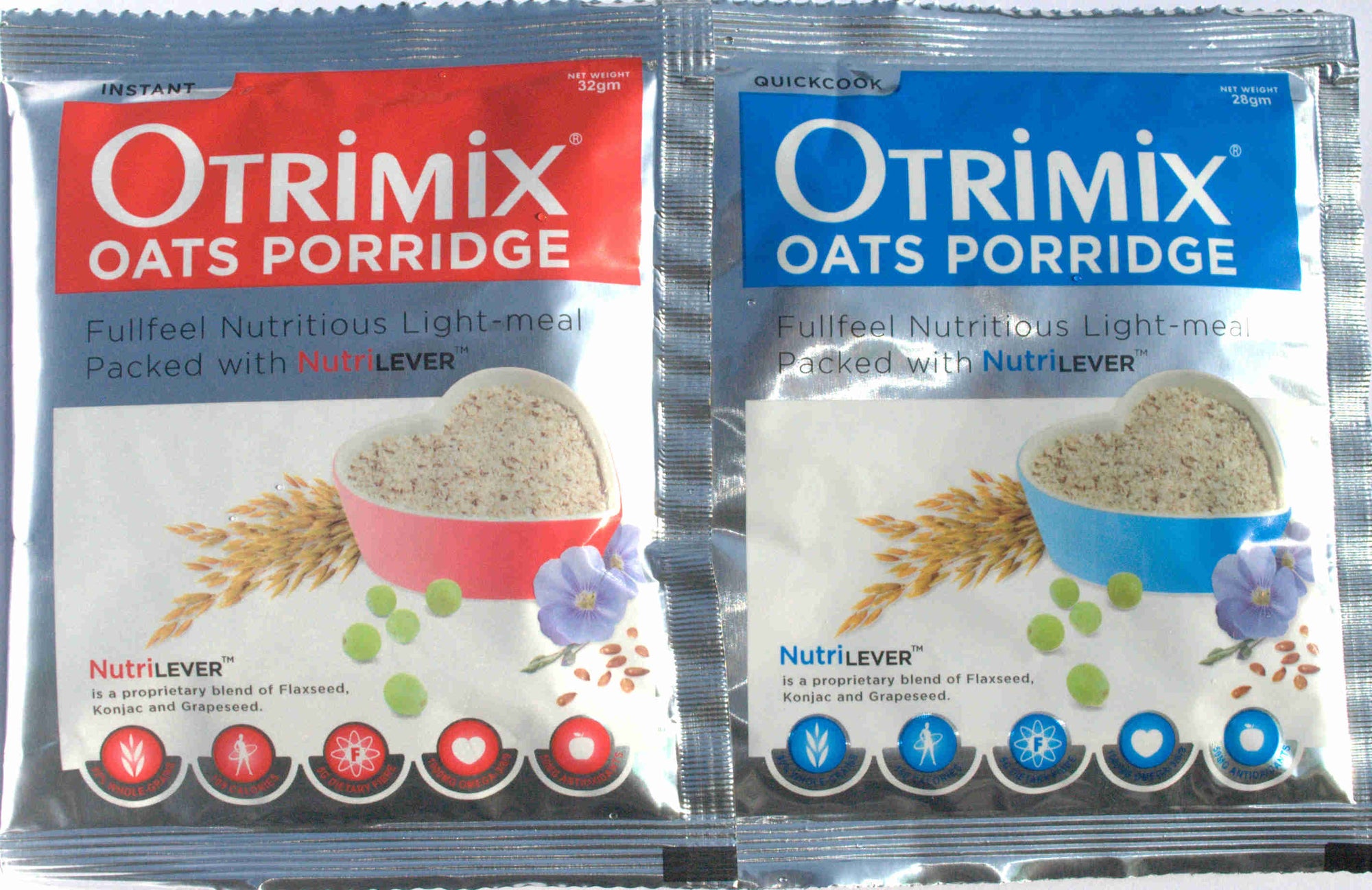 Otrimix Instant & Quickcook Oats Porridge 36 Meals (3 Box) | Keto Friendly