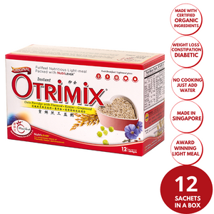 Otrimix Instant Oats Porridge 12 Meals (1 Box) - PomeFresh Organic Pte Ltd