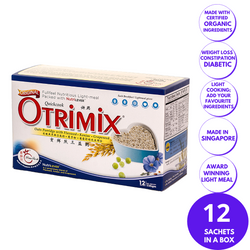 Otrimix Quickcook Oats Porridge 12 Meals (1 Box) - PomeFresh Organic Pte Ltd