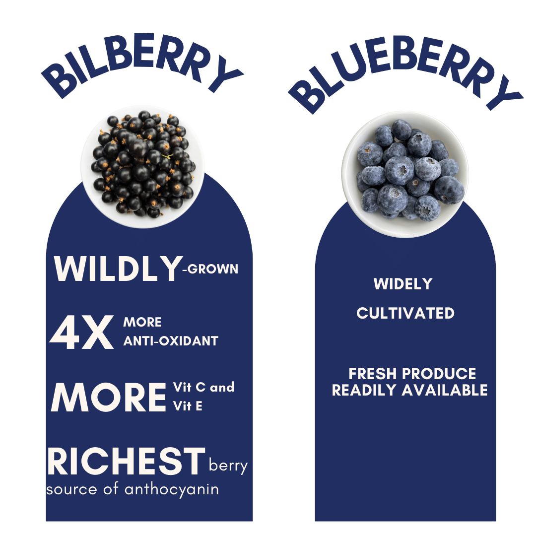 【PomeFresh】100% Pure Organic Bilberry Juice 1000mLX2 （2 Bottles）