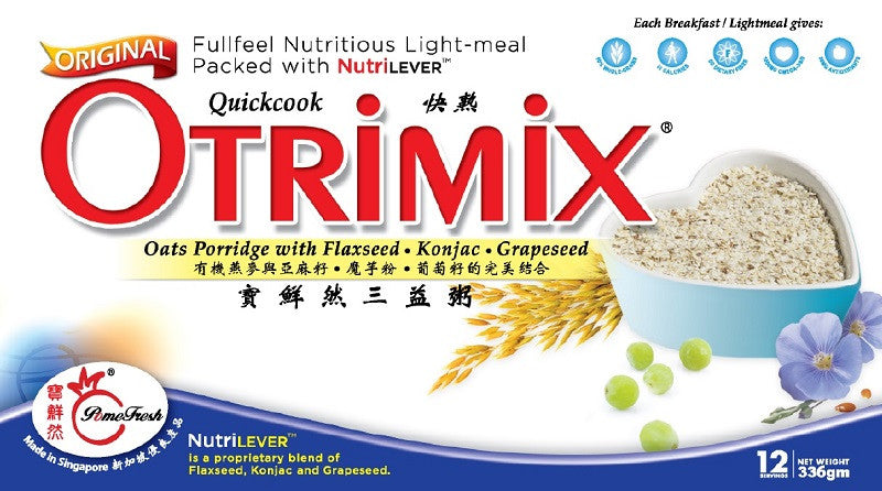Otrimix Quickcook Oats Porridge 12 Boxes (1 Carton) - PomeFresh Organic Pte Ltd