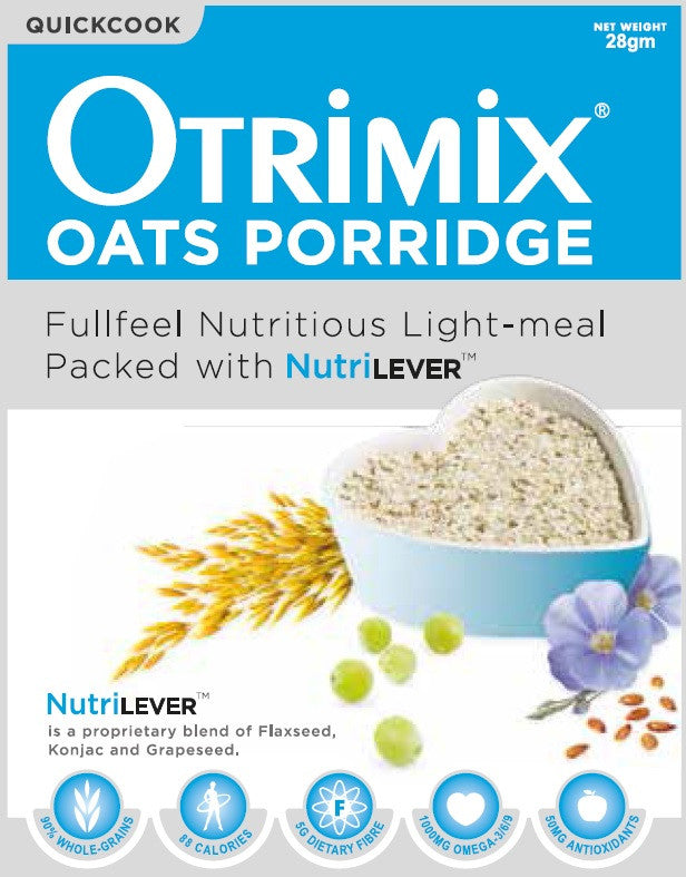 Otrimix Quickcook Oats Porridge 12 Meals (1 Box) - PomeFresh Organic Pte Ltd