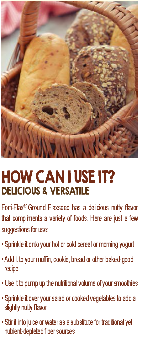 Forti-Flax (Ground Flaxseed) 16oz - PomeFresh Organic Pte Ltd