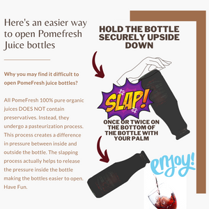 【PomeFresh】100% Pure Organic Cranberry Juice | No sugar added | Juice for UTI | 1000mL - PomeFresh Organic Pte Ltd