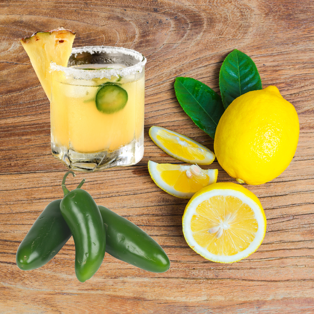 【Georgia's Natural】Lemon Jalapeno 750mL | 100% Pure Organic | Best of Both Worlds