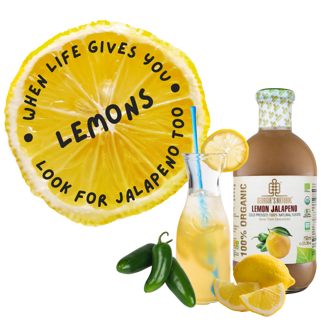 【Georgia's Natural】Lemon Jalapeno 750mLX2 Bottles | 100% Pure Organic | PREMIUM