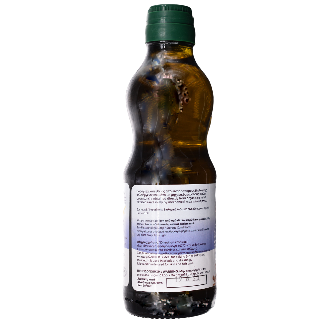 [AMATHUS OIL] ORGANIC COLD PRESSED FLAXSEED OIL 250ML