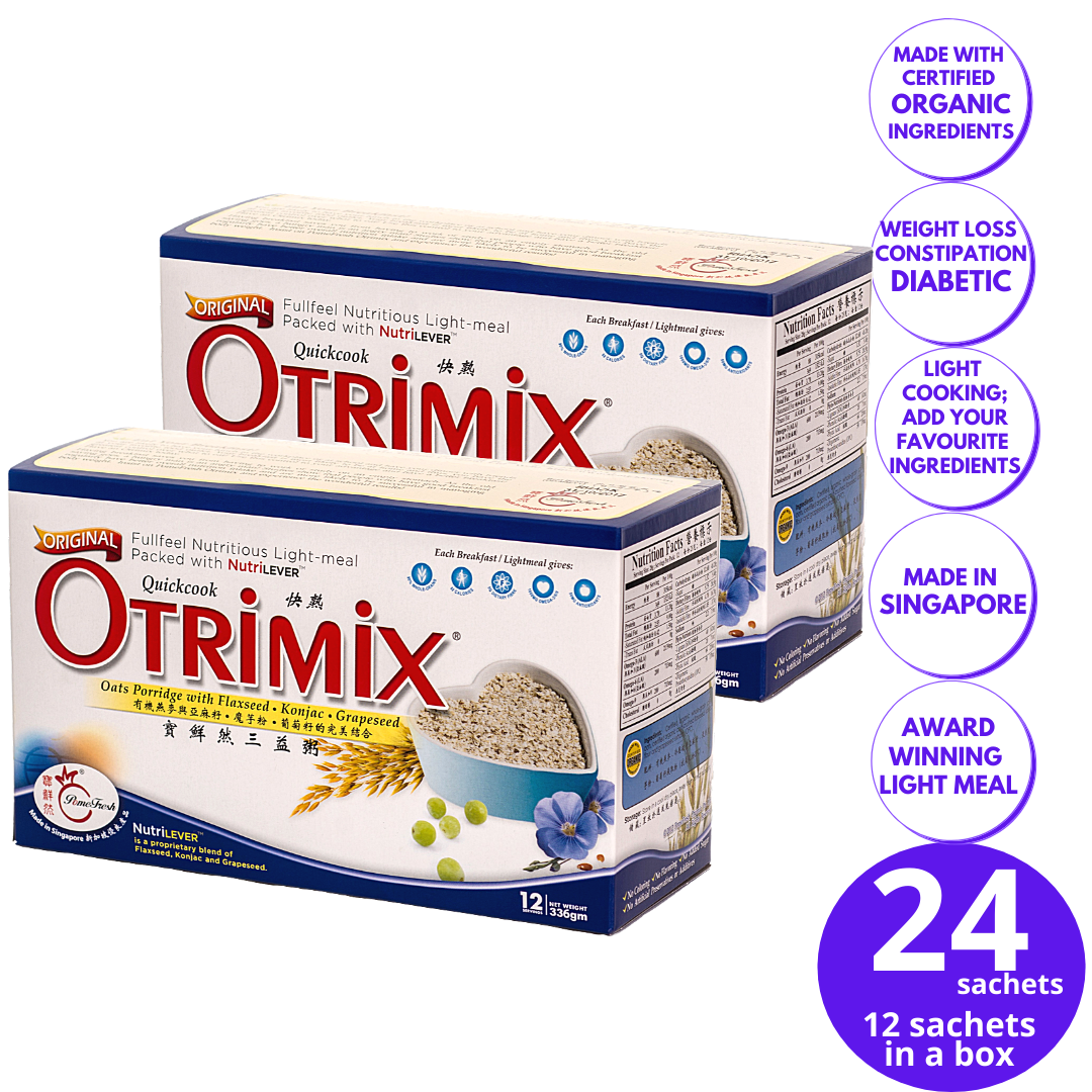 Otrimix Quickcook Oats Porridge 24 Meals (2 Box)