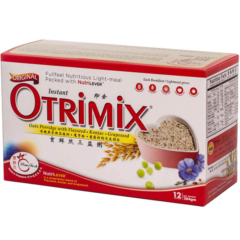 Otrimix Instant Oats Porridge 12 Meals (1 Box) - PomeFresh Organic Pte Ltd