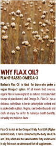 Lignan Flaxseed Oil 8oz - PomeFresh Organic Pte Ltd