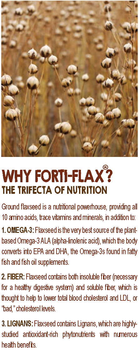 Forti-Flax (Ground Flaxseed) 16oz - PomeFresh Organic Pte Ltd