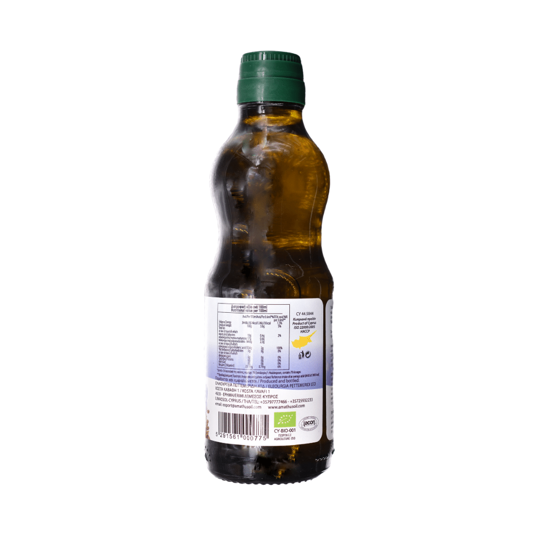 [AMATHUS OIL] ORGANIC COLD PRESSED FLAXSEED OIL 250ML