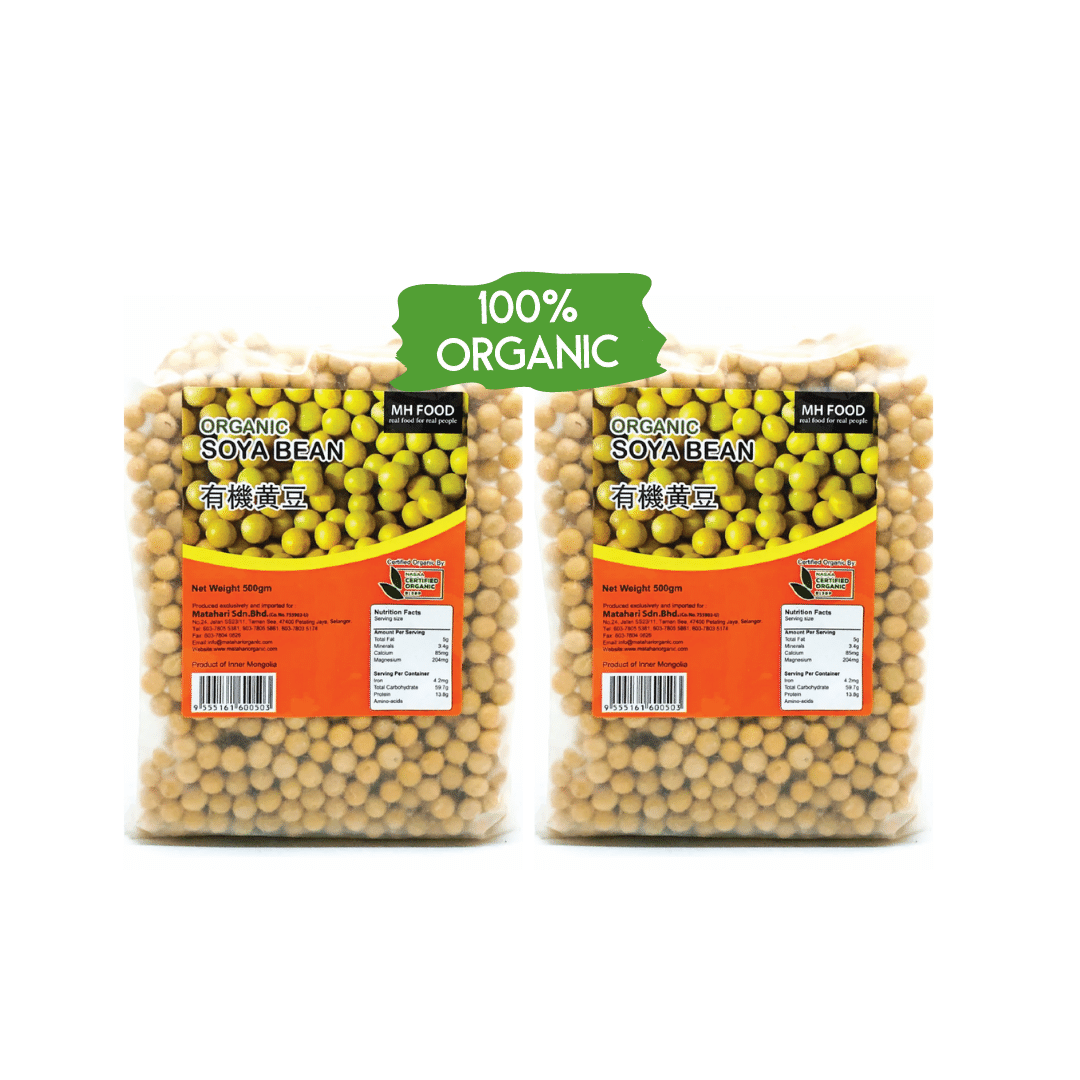 ORGANIC Soya Bean 有机黄豆 500g X 2 Packs