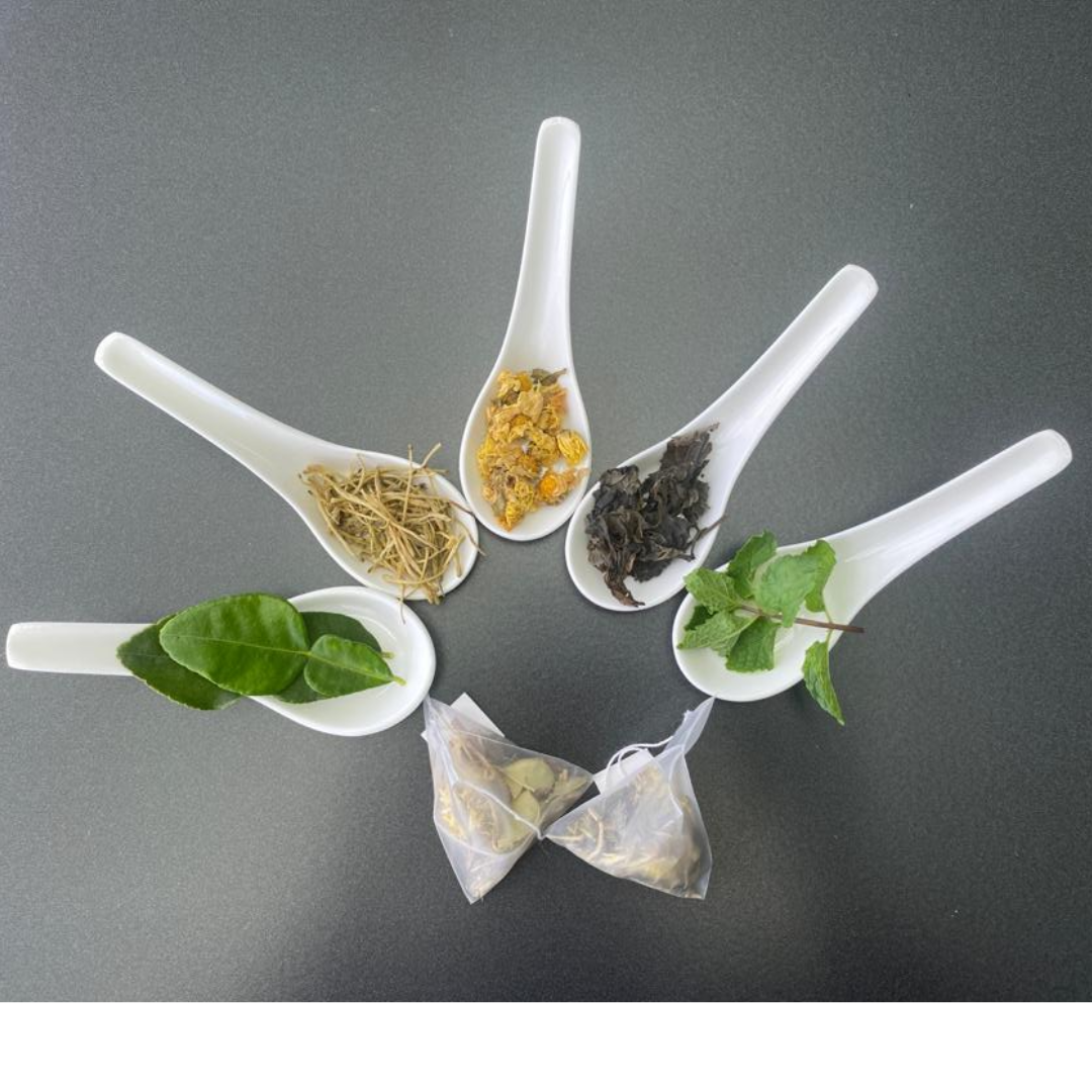 INDIGOWOAD LEAF & KAFFIR LIME LEAF  - BOOST IMMUNITY TEA (24 tea bags) 大叶青柠抗氧免疫茶 (24茶包）
